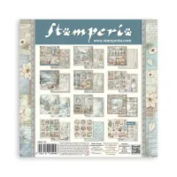Stamperia White Christmas 8x8 Inch Papierpakket | Cristina Radovan SBBS146